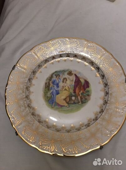 Настенная тарелка чехия Нимфы