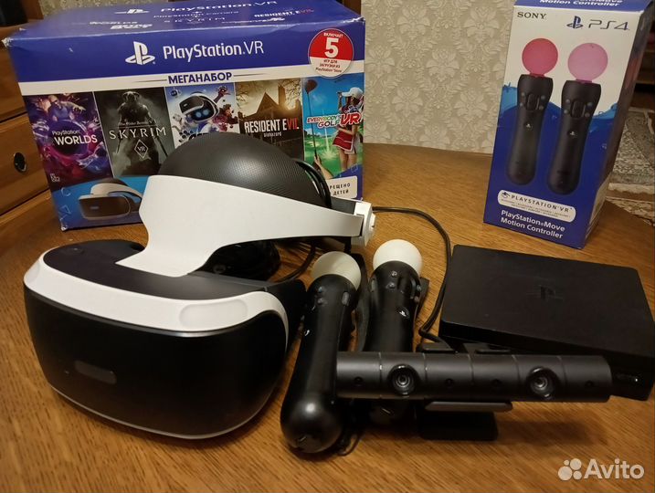 Playstation vr + 2 ps move