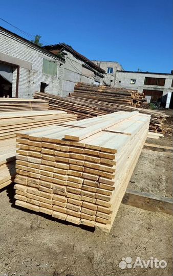 Доска обрезная 40х100х6000