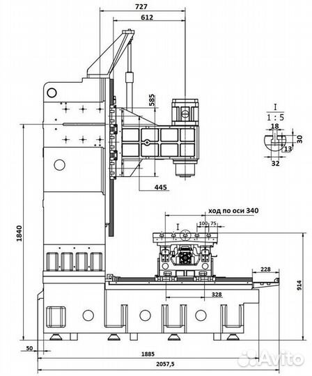 Вертикальный фрезерный станок V860S JS WAY