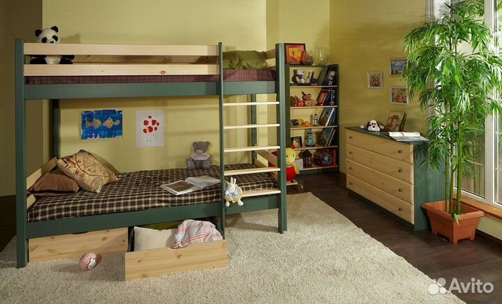 Детская из массива сосны