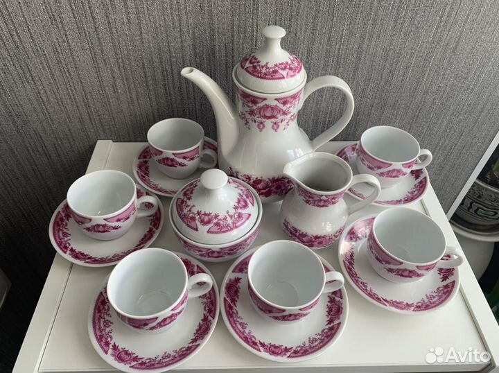 Сервиз кофейный Kahla гдр 1960-70гг Винтаж