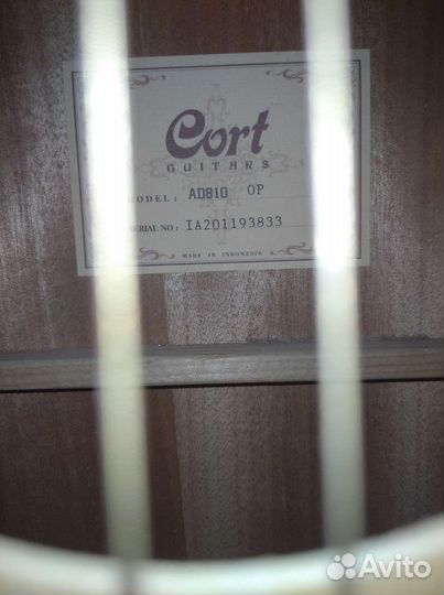 Акустическая гитара cort ad 810