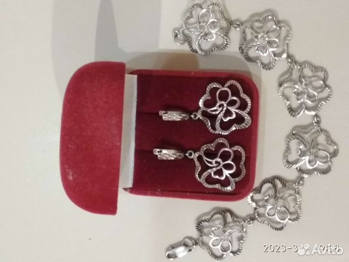 Серебряные серьги