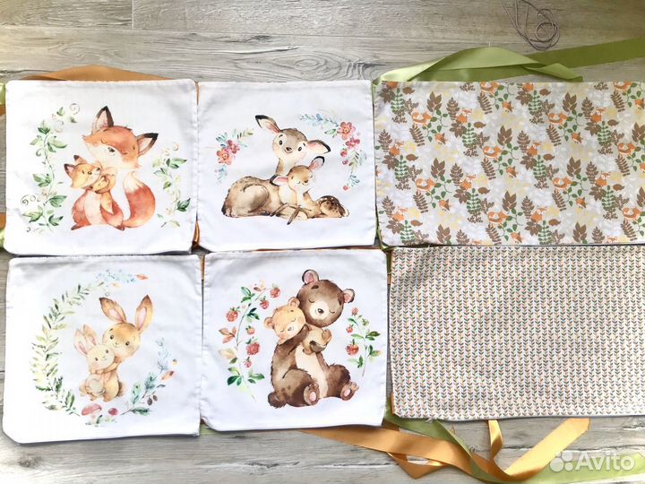 Бортики для детской кроватки