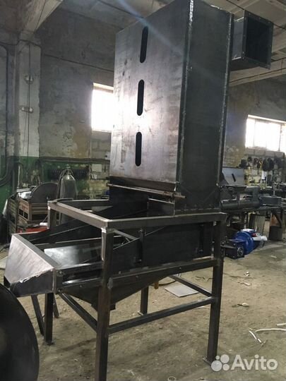 Блок охлаждения гранул, охладительная колонна