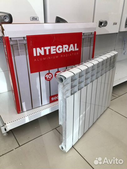 Радиатор алюминиевый 500/100 Integral