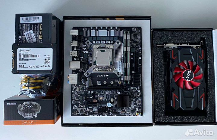 Комплект Socket 1356/RAM 8GB/SSD 500GB/HD 6750 1GB