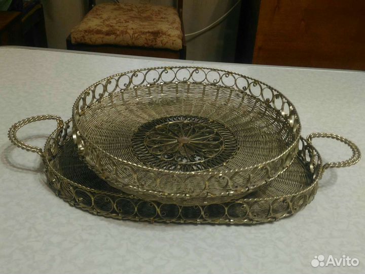 Мельхиор. Корзины для хлеба,фруктов и тд