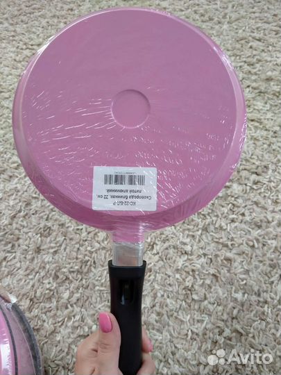 Посуда новая розовая