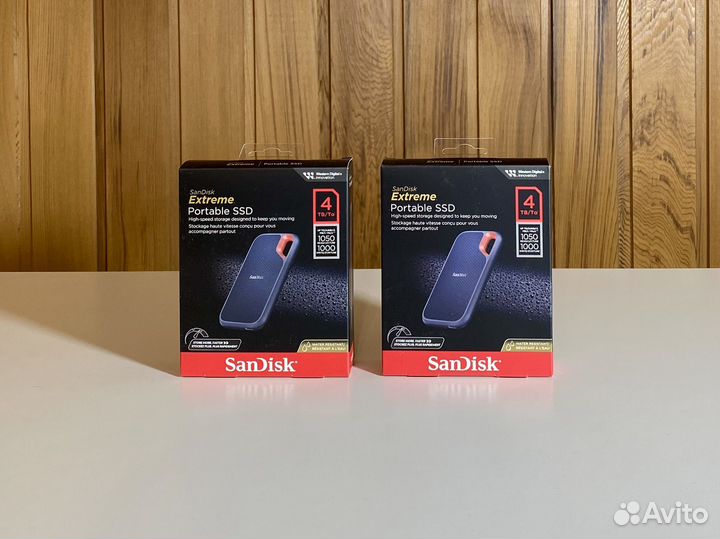 SanDisk Extreme Portable 4TB V2 USB 3.2 Gen 2