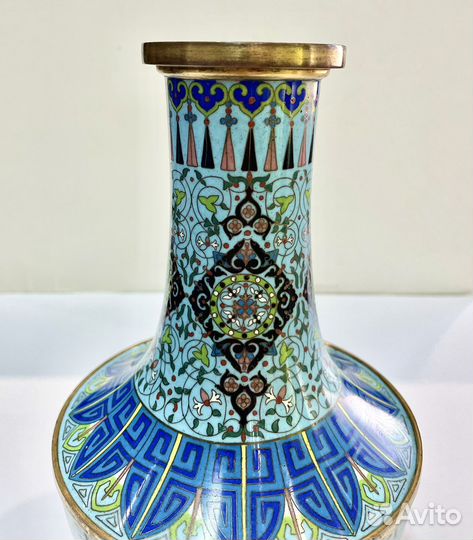 Ваза клуазоне Китай 1910-20 гг