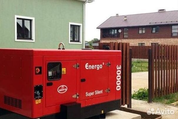 Дизельный генератор Energo 30 кВт в кожухе