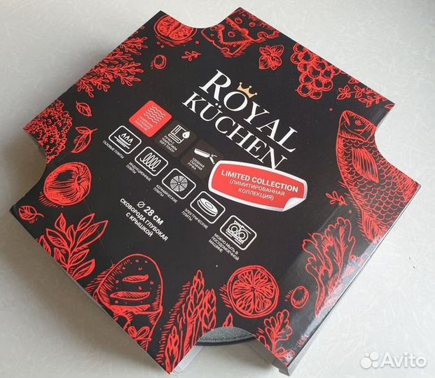 Магнит Royal Kuchen - Сковорода Большая с крышкой