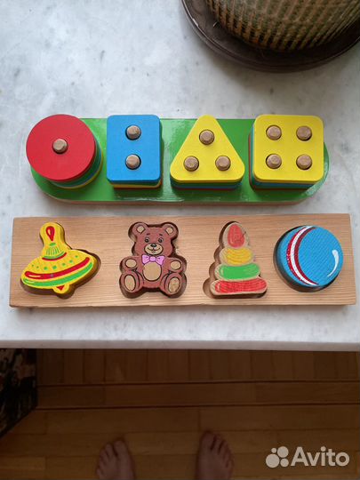 Развивающие деревянные игрушки
