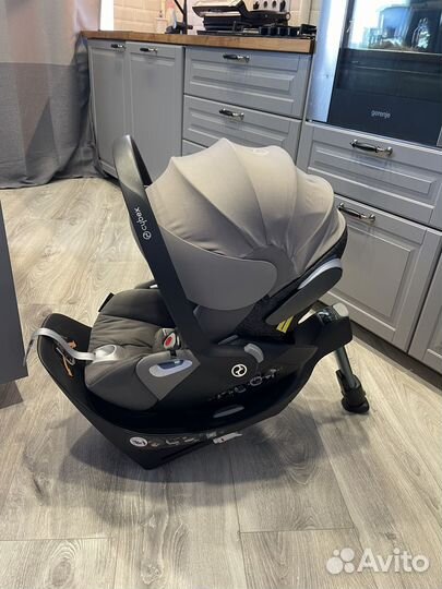 Автолюлька cybex cloud z i size с базой isofix