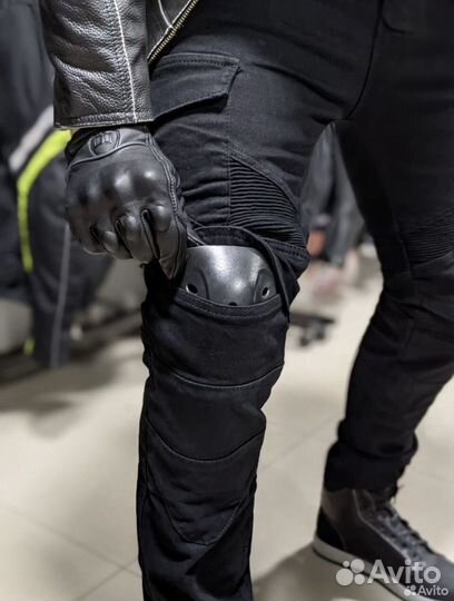 Мото Джинсы Volero Denim чёрные новые