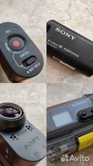 Экшн видеокамера sony HDR - AS30V 11.9 мП