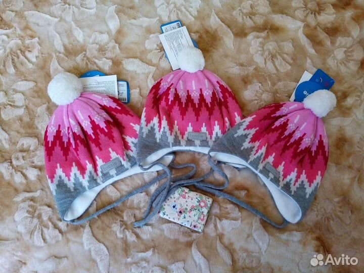Новая шапка Lassie 46-48р-р д/девочки (оригинал)