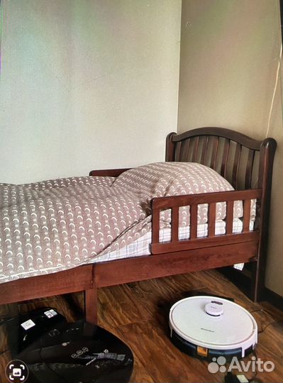 Кровать детская из массива бука 160/80 nuovita