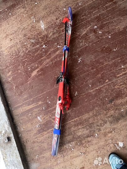 Горные лыжи детские 140см комплект