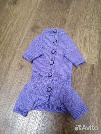 Вязаный комбинезон одежда для собак