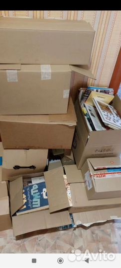 Старые книги коробкой