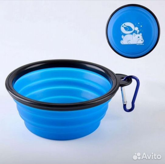Миска для собак силиконовая