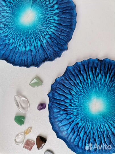 Подстаканники из эпоксидной смолы