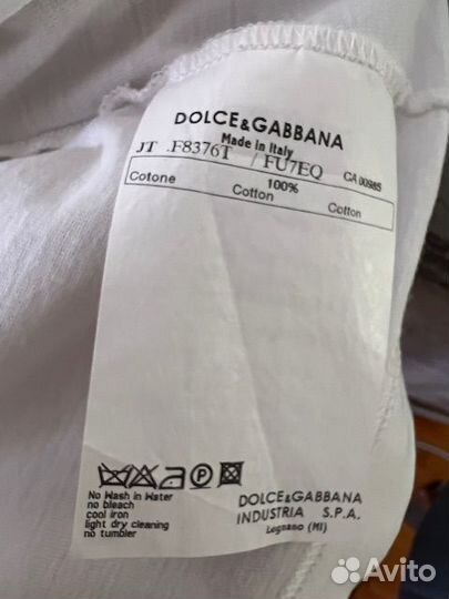 Новая майка Dolce&Gabbana. Оригинал