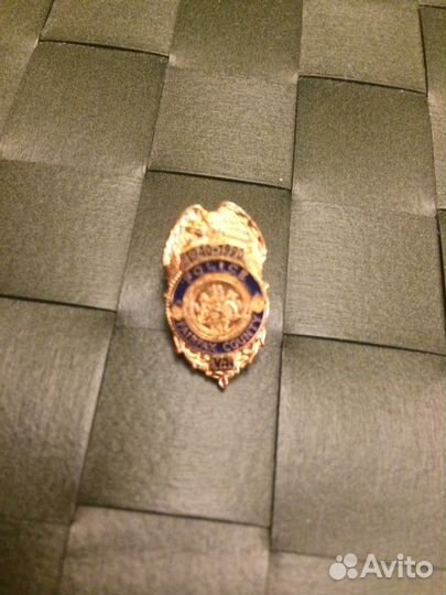 Значок полиции Фэрфакс США Оригинал