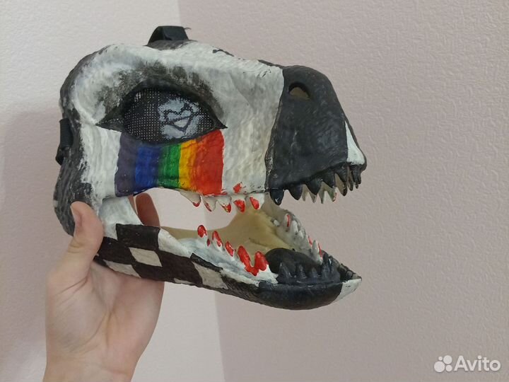 Маска раптора фурри