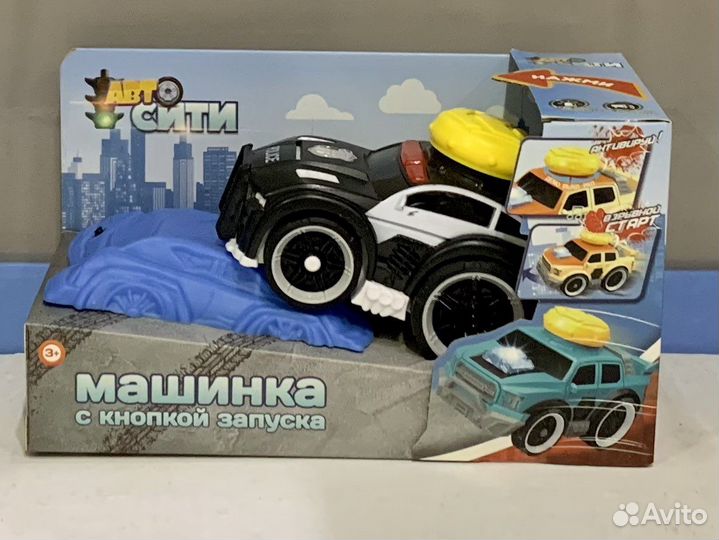 Игрушка машинка с кнопкой запуска ABtoys