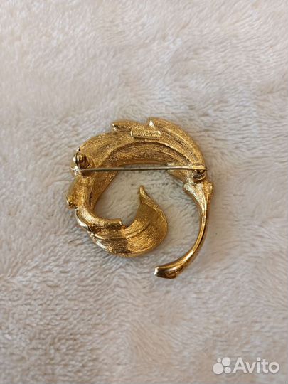 Винтажная брошь monet