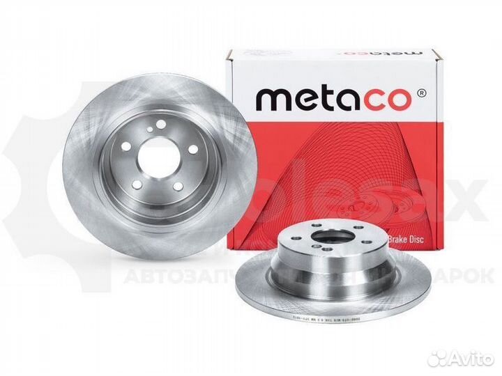 Диск тормозной задний Metaco 3060-078