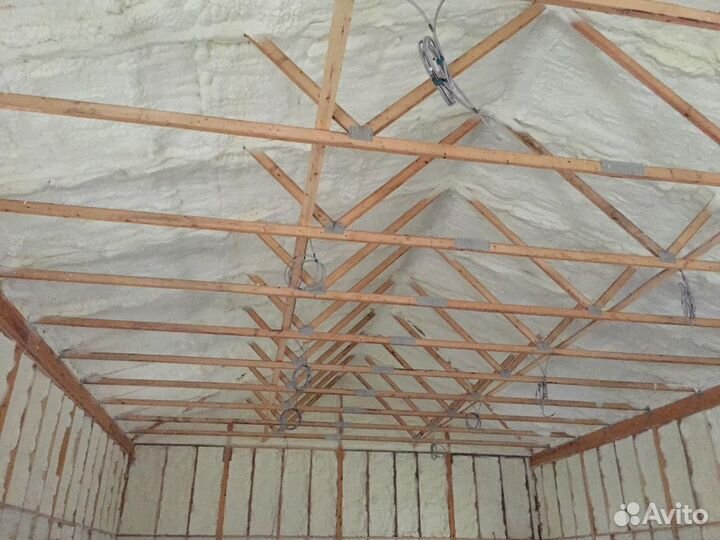 Утепление теплоизоляция пенополиуретаном стен дома