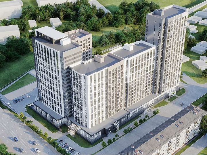 2-к. квартира, 69,2 м², 4/25 эт.