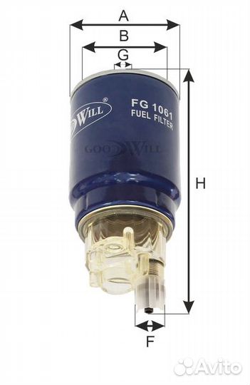 Фильтр топливный kamaz