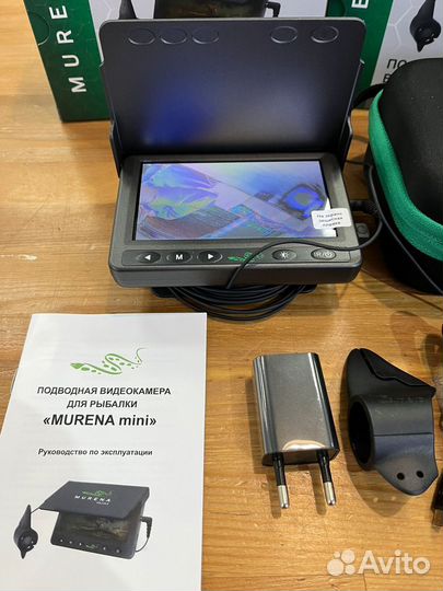 Подводная видеокамера murena mini, 20 м