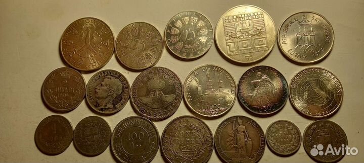 Восточная Африка,Сан-Марино,Канада,Австрия.Серебро