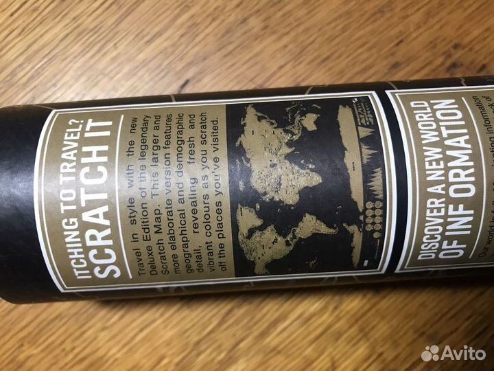 Новая скретч-карта мира