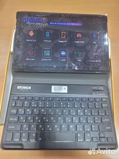 Планшет с клавиатурой Atouch X19Pro 6/256