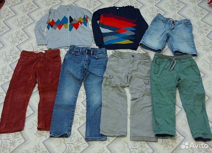Пакет фирменных вещей на мальчика, р. 116-122