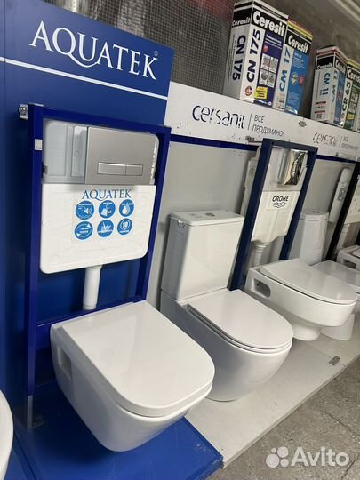 Set инсталяция с унитазом (выставочные образцы )