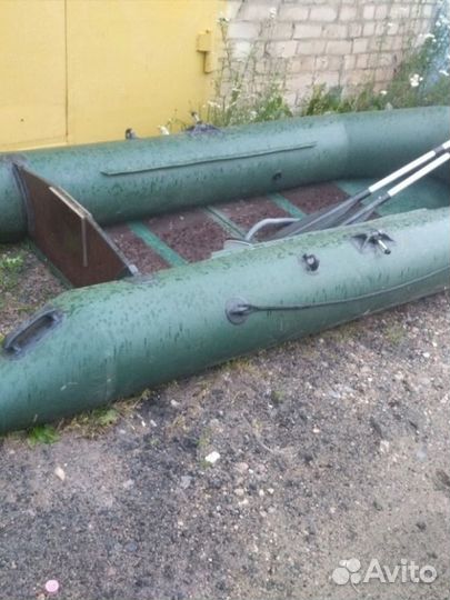 Надувная лодка пвх двухместная