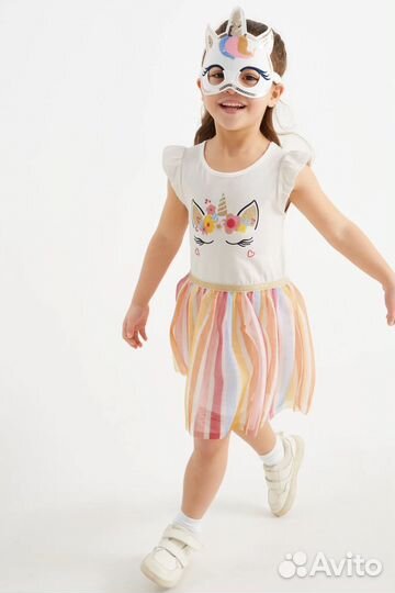 Платье нарядное для девочки С&А 104