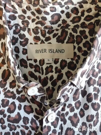 Рубашка мужская River Island короткий рукав