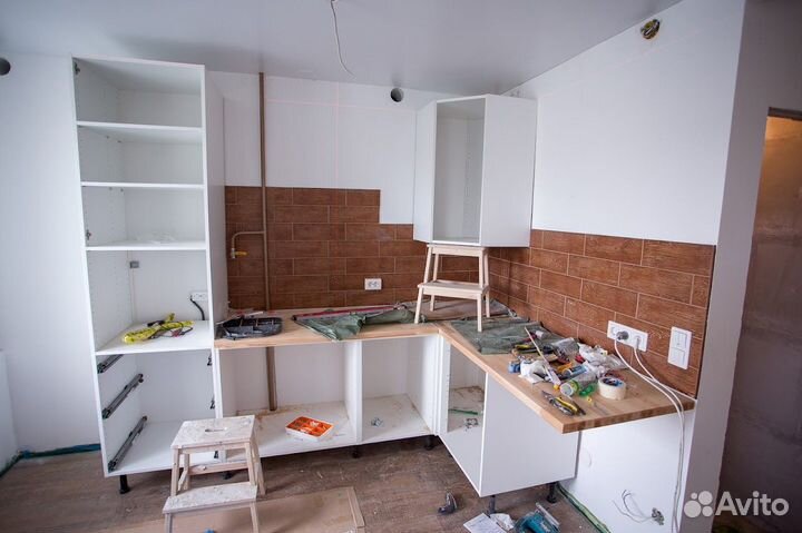 Cборка и устанoвка Кухни