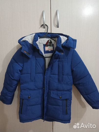 Куртка зимняя на мальчика, рост 122 см