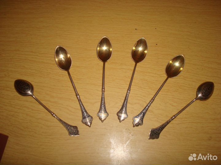 Набор антикварных чайных ложечек